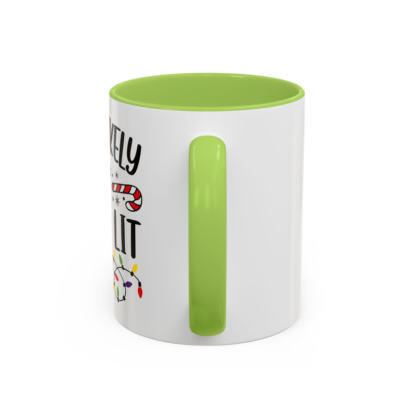 Christmas Coffee Mug, 11oz, "To get lit"