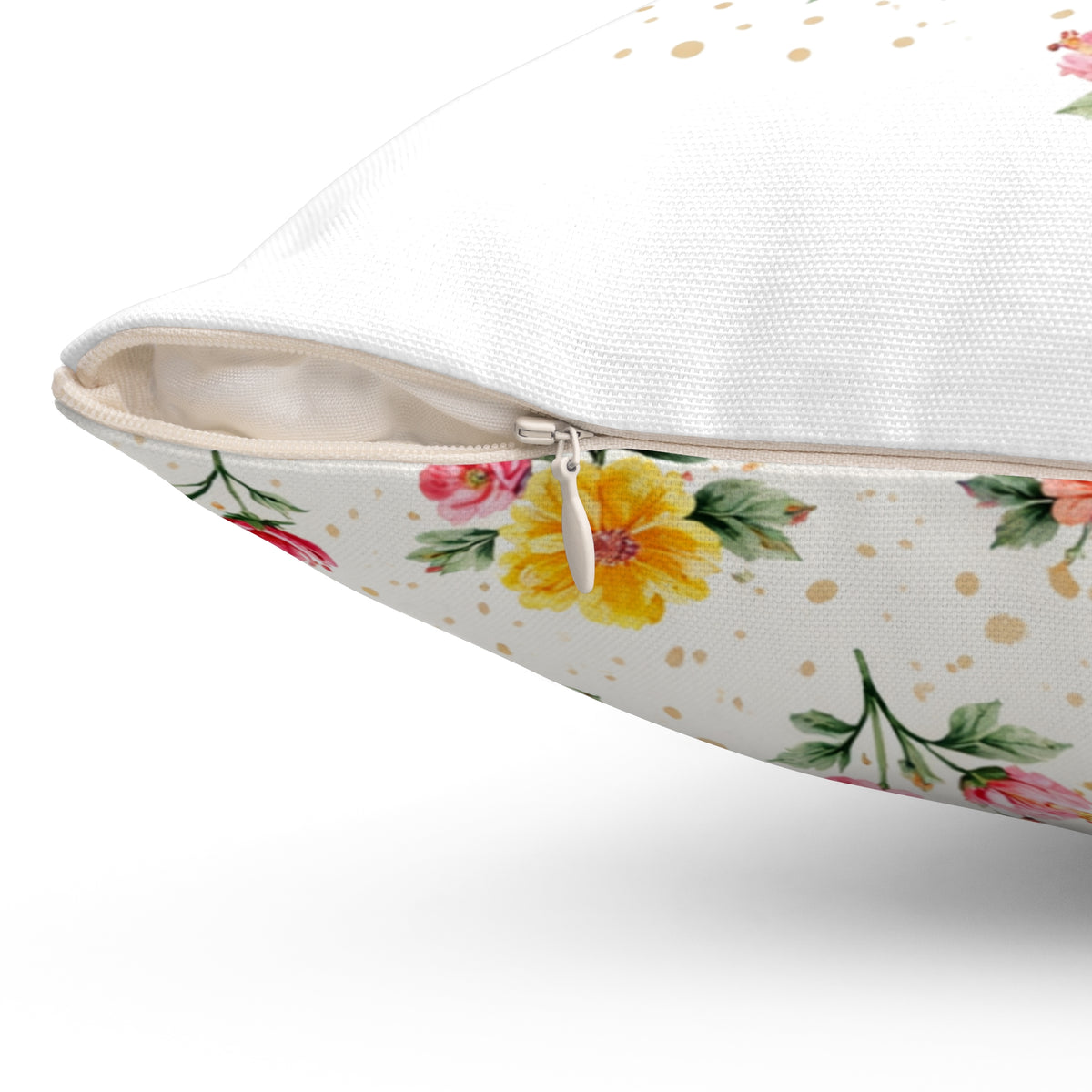 Fresh Season Same Attitude Double-Sided Throw Pillow | Floral Spring Statement Pillow by Subbin4Sanity