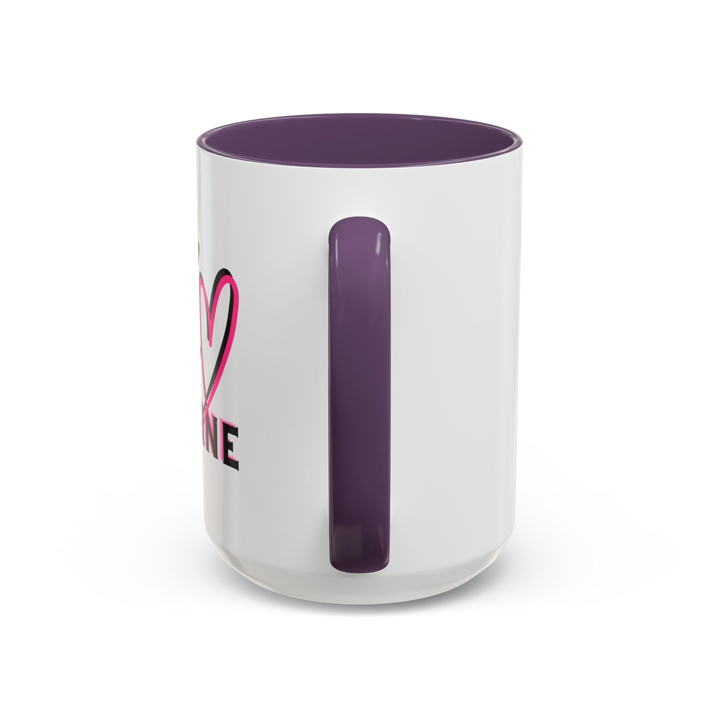 XOXO Valentine Accent Coffee Mug — 11oz & 15oz