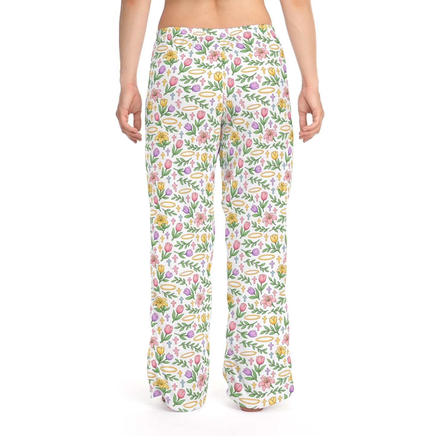 Proud Bible Thumper Rose Easter Faith Pajama Pants