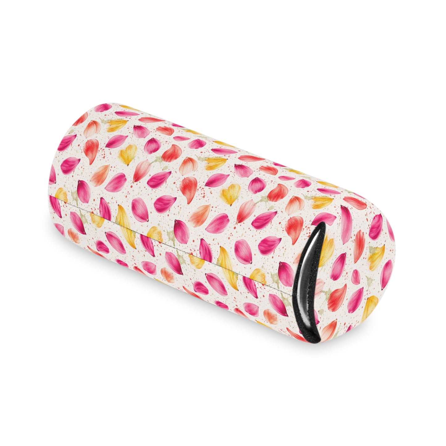 Watercolor Spring Petals Pattern – Splatter Bloom Collection — Lightweight Foam Grip Lined Koozie