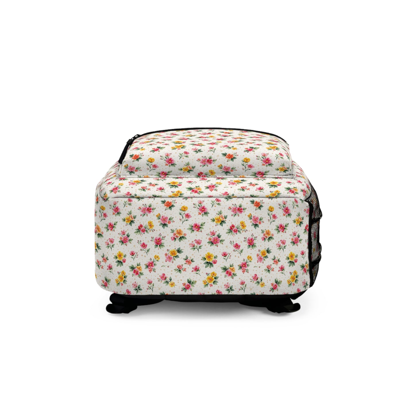 Wildflower Sprinkle Pattern – Splatter Bloom Collection – School Backpack