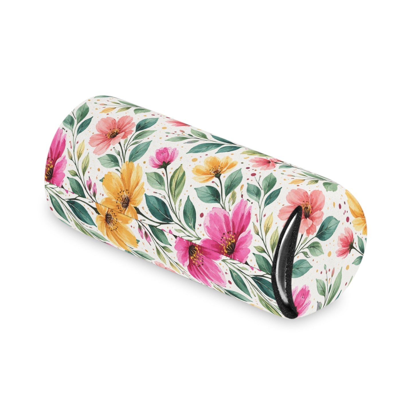 Watercolor Wildflower Garden Pattern – Splatter Bloom Collection – Lightweight Foam Grip Lined Koozie