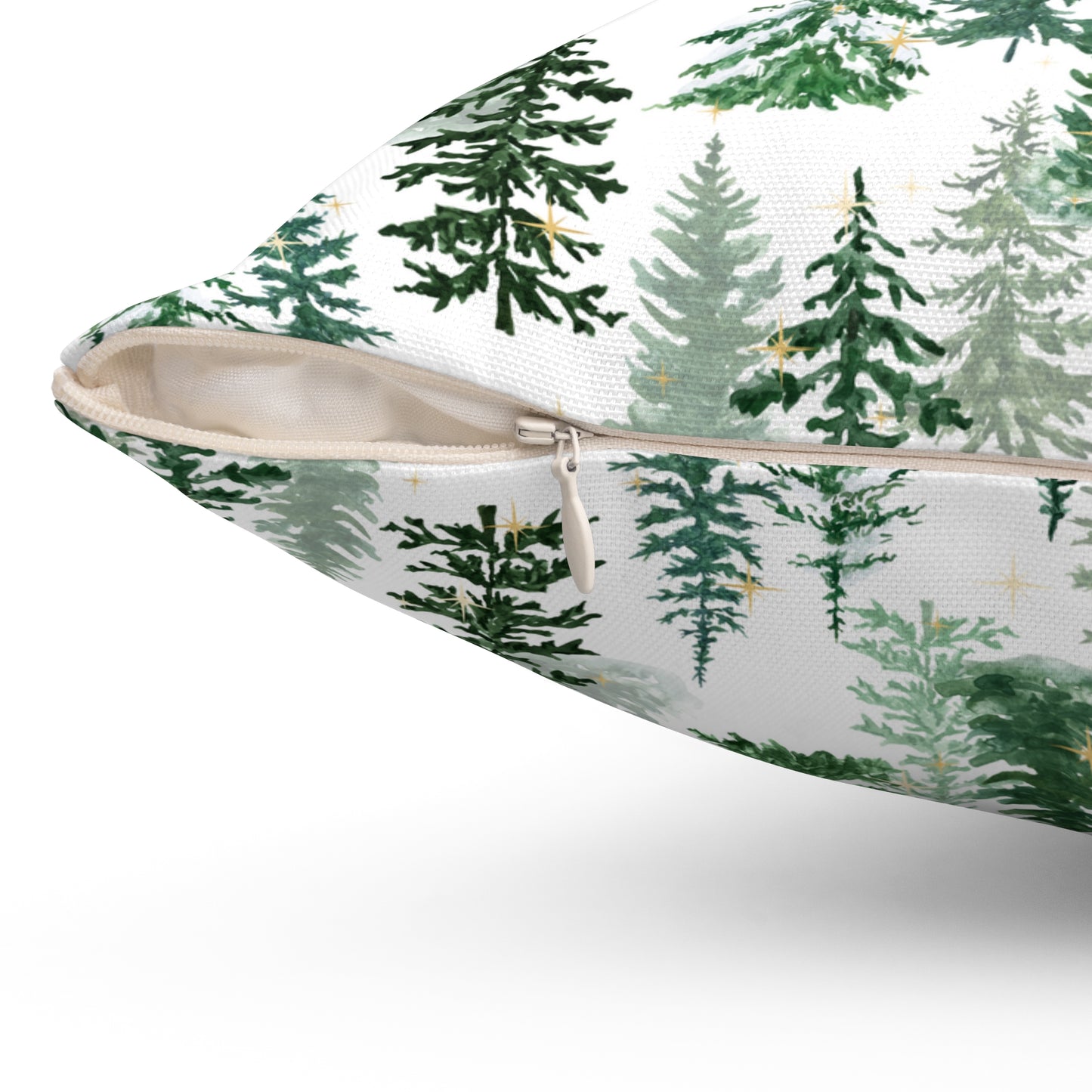 Christmas Pillowcase & Pillow Insert with Christmas tree pattern "Merry Christmas Yall"