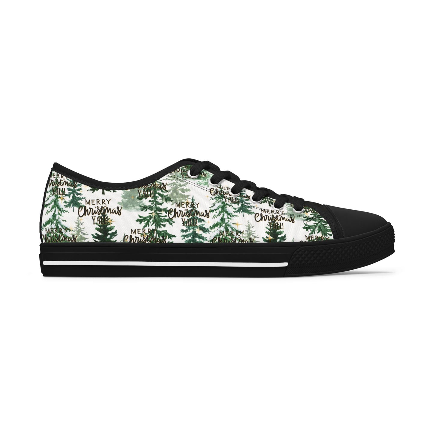 Christmas Sneakers christmas tree patterned "Merry Christmas"