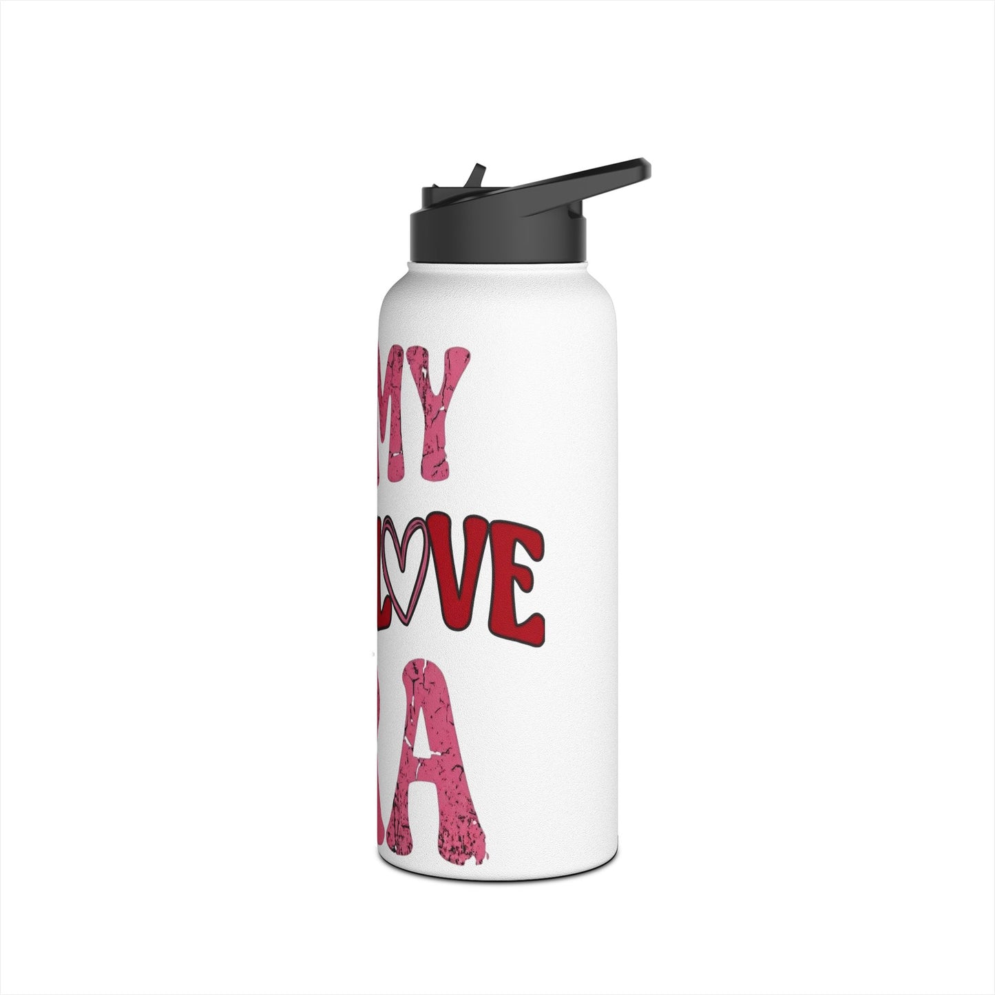 "In My Self Love Era" Stainless Steel Valentines Water Bottle — Valentine's Day Water Bottle