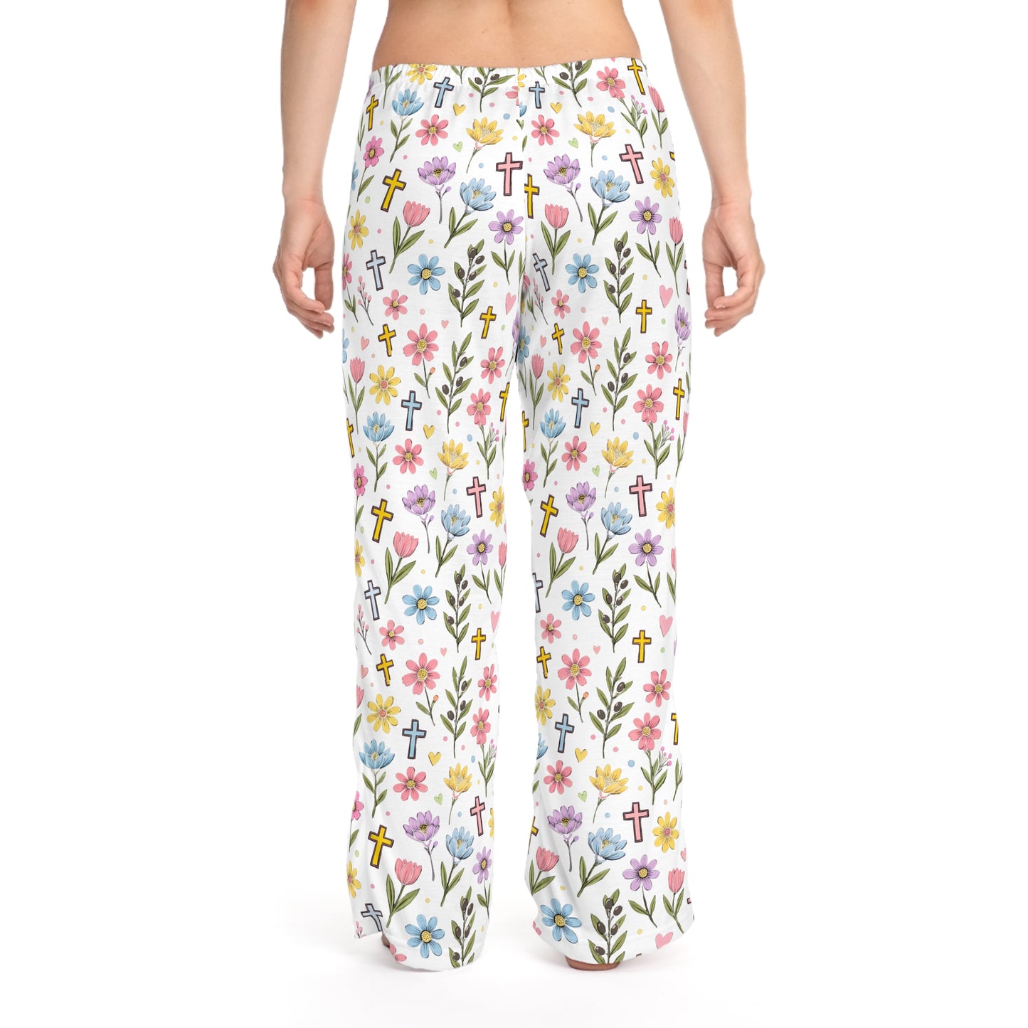 Proud Bible Thumper Multicolor Spring Easter Faith Pajama Pants