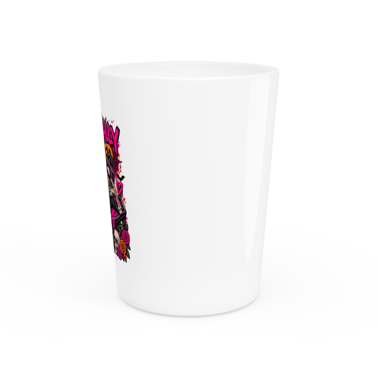 Emotionally Deceased Shot Glass | Dark Humor Gothic Drinking Glass by Subbin4Sanity