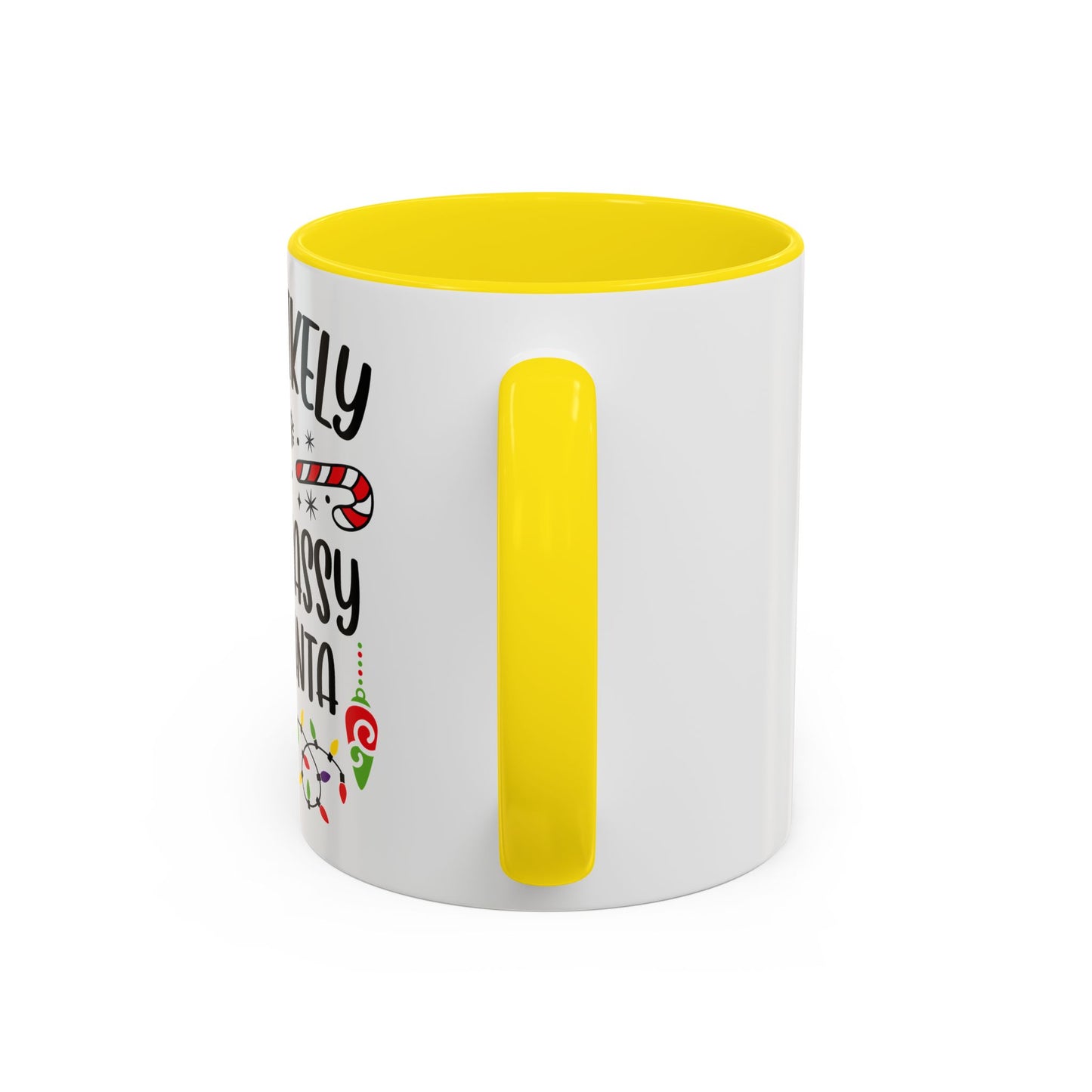 Christmas Coffee Mug, 11oz, "To get sassy with Santa"