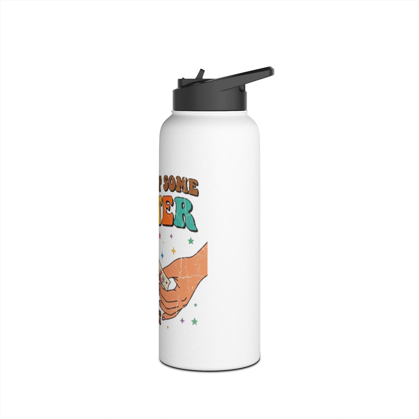"Rollin Up Some Easter Spirit" Stainless Steel Water Bottle