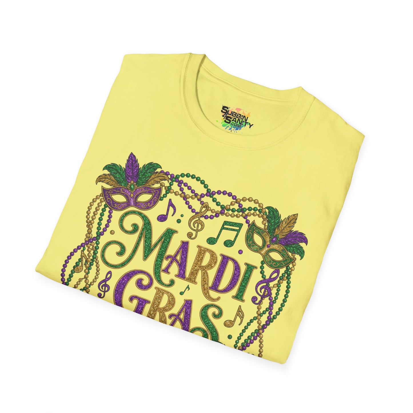 "Mardi Gras" | Unisex Softstyle T-Shirt