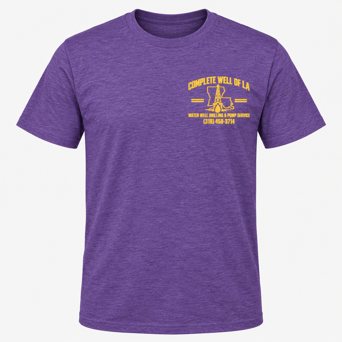 Complete Well Of LA Custom Front & Back T-Shirts Order — Bulk Discount
