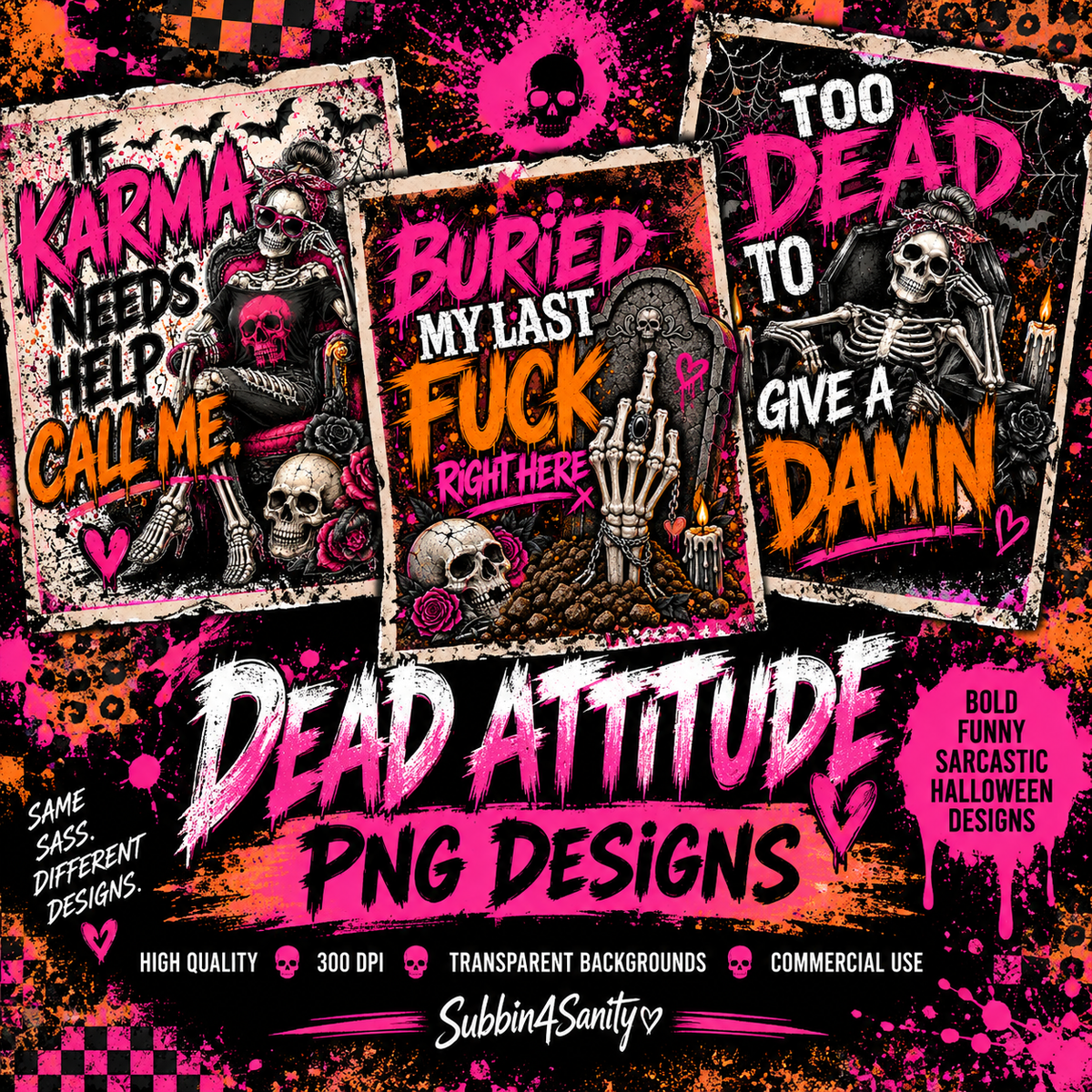 Dead Attitude PNG Designs