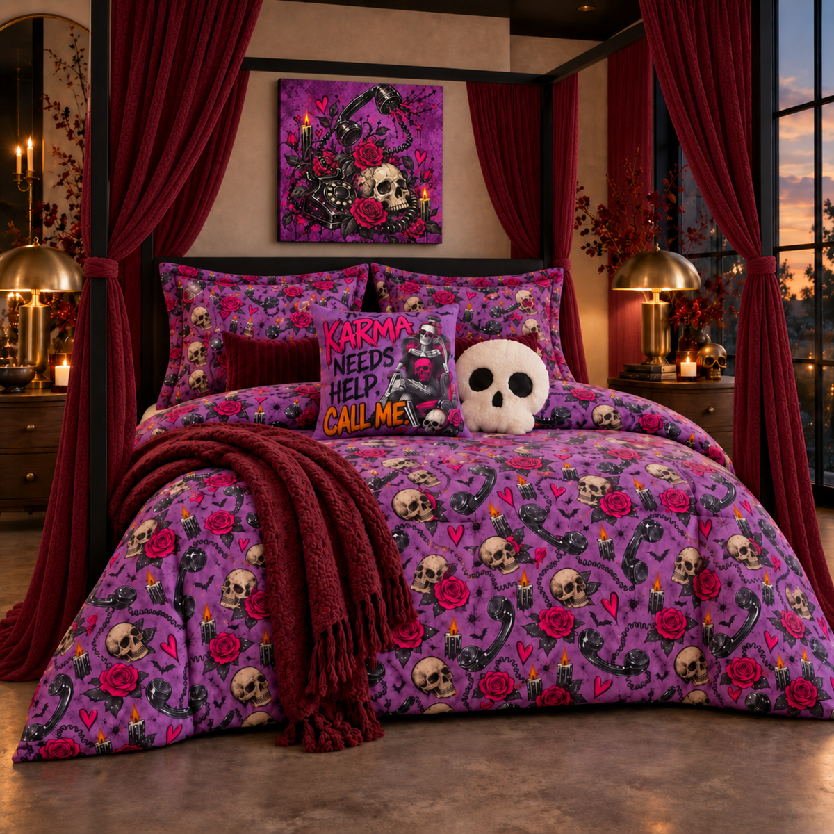 Dead Attitude Comforters & Shams