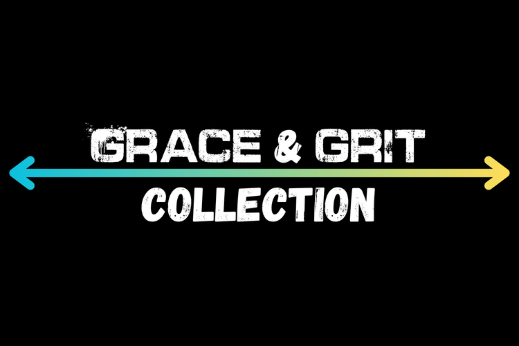 "Funny faith-based sublimation designs mixing Jesus, humor, and a little attitude – Grace and Grit by Subbin4Sanity."