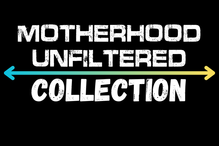 Funny and relatable mom sublimation designs from the Motherhood Unfiltered Collection, featuring bold text and humorous illustrations, perfect for t-shirts, mugs, tumblers, stickers, and DIY crafts.