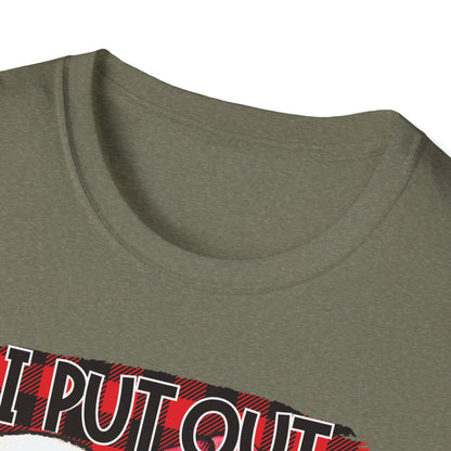 I Put Out For Santa Graphic T-Shirt | Funny Naughty Christmas Tee by Subbin4Sanity