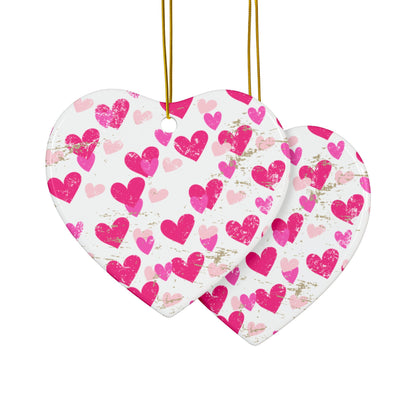 Valentines Ceramic Ornament (1pc, 3pcs, 5pcs, 10pcs)