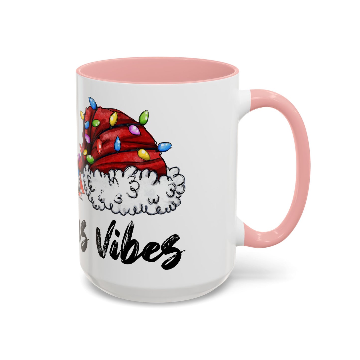 Christmas Coffee Mug, 11oz, "Christmas Vibes"