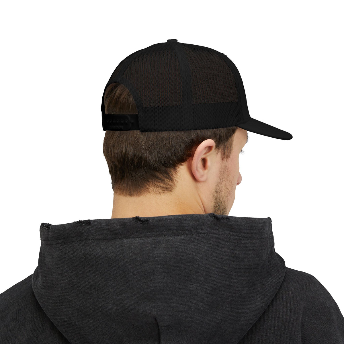 Complete Well of LA Custom Snapback Trucker Hat | White/Black Side Logo Embroidery by Subbin4Sanity