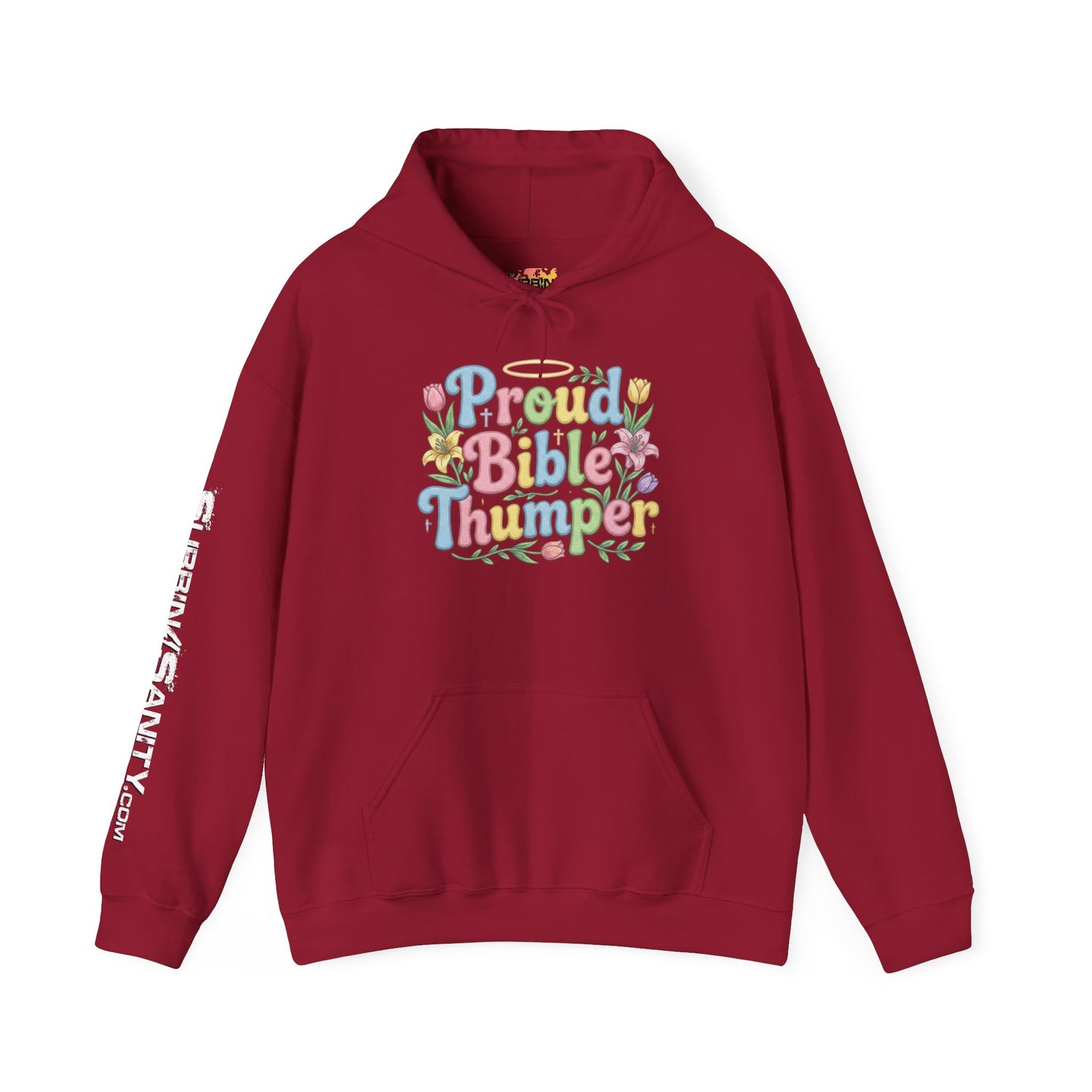 Proud Bible Thumper Rose Easter Faith Hoodie