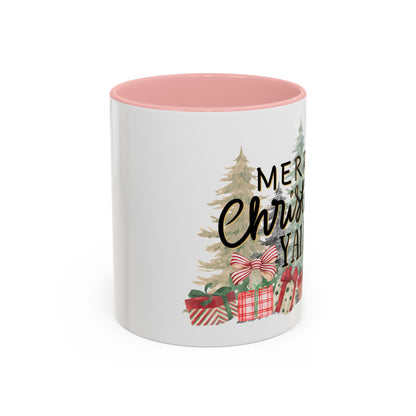 Christmas Coffee Mug, 11oz, "Merry Christmas Yall"
