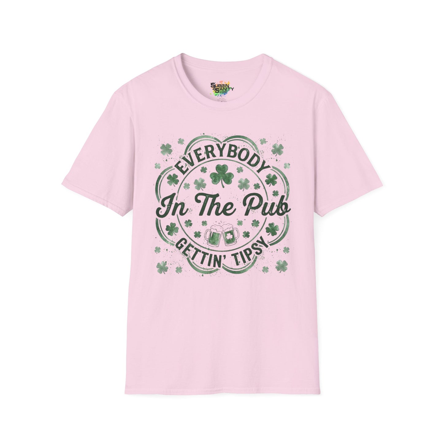 "Everybody In The Pub Gettin' Tipsy" | Unisex Softstyle T-Shirt