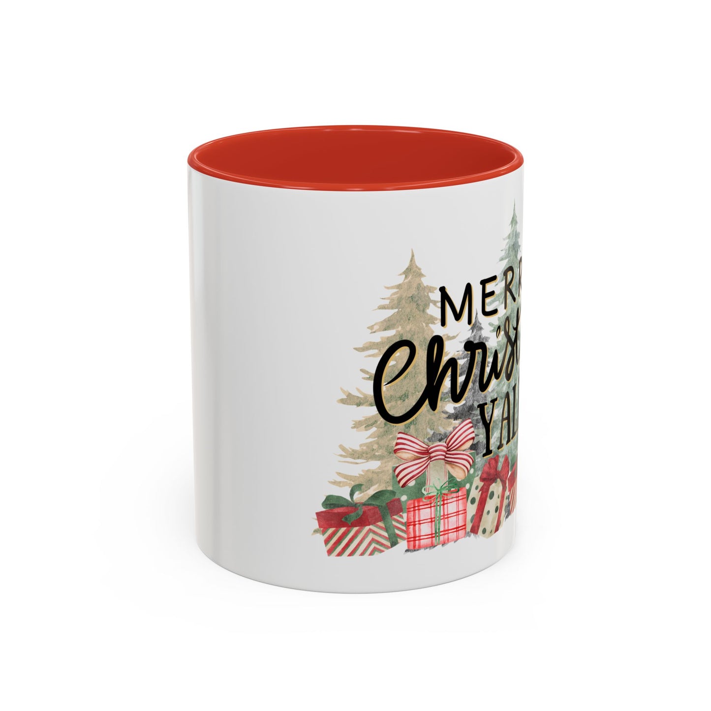 Christmas Coffee Mug, 11oz, "Merry Christmas Yall"