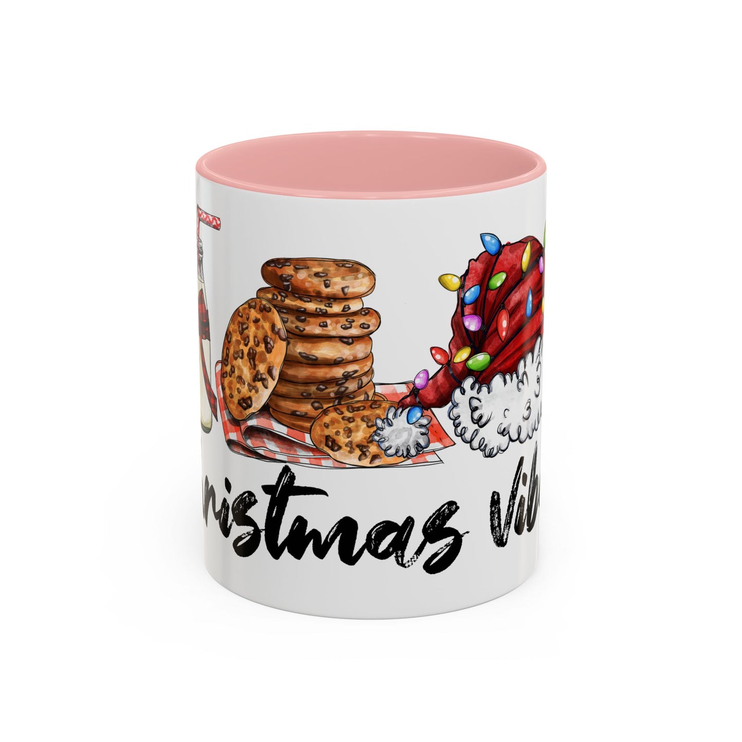 Christmas Coffee Mug, 11oz, "Christmas Vibes"