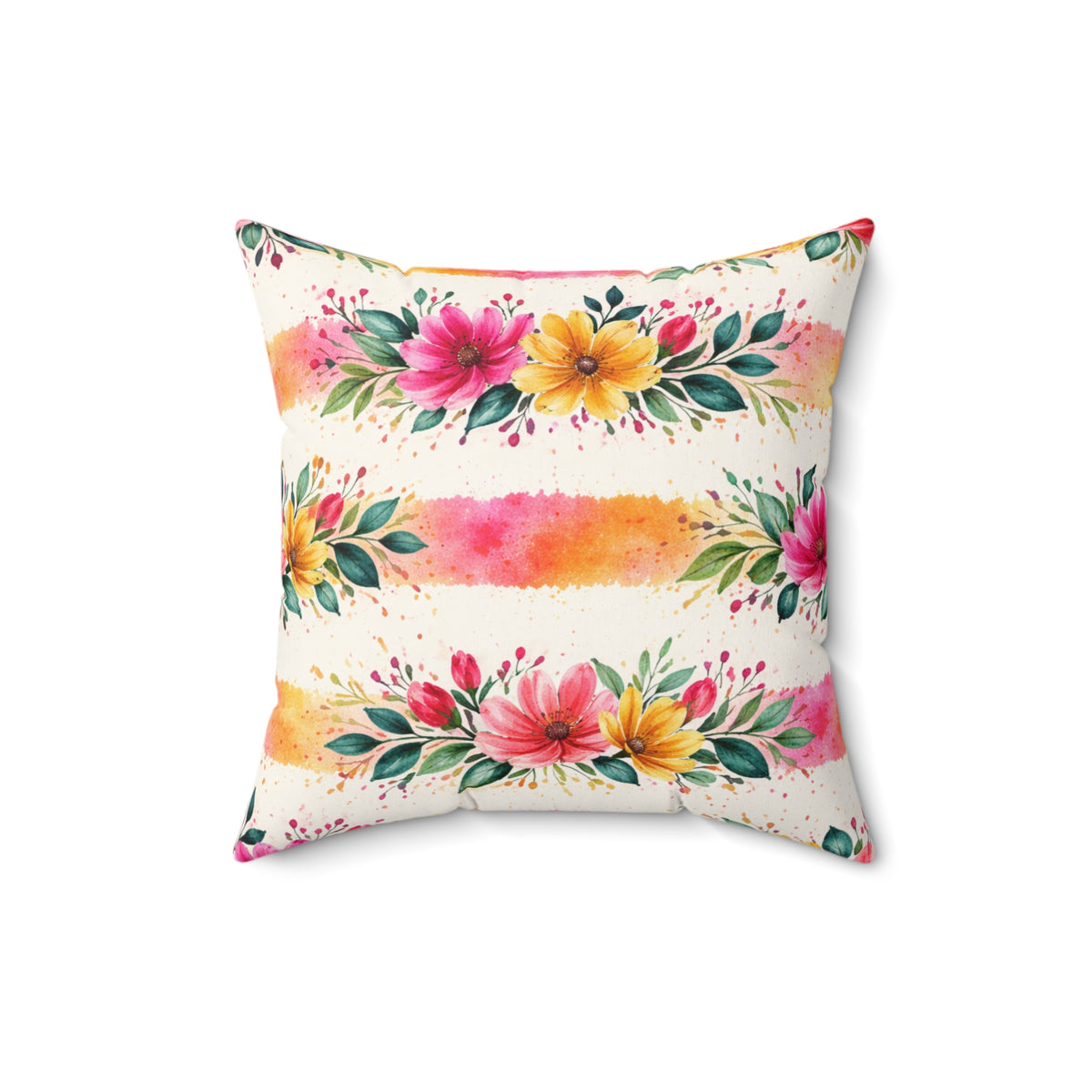 Catch Me In My Bloom Era Double-Sided Throw Pillow | Floral Spring Statement Pillow by Subbin4Sanity