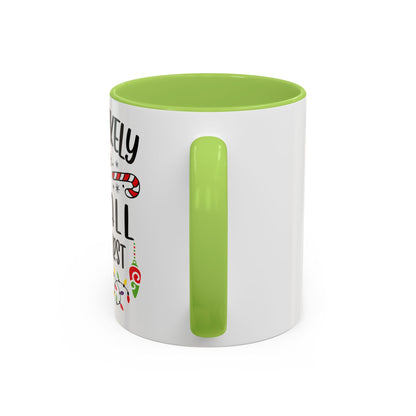 Christmas Coffee Mug, 11oz, "Most likely to fall asleep first"