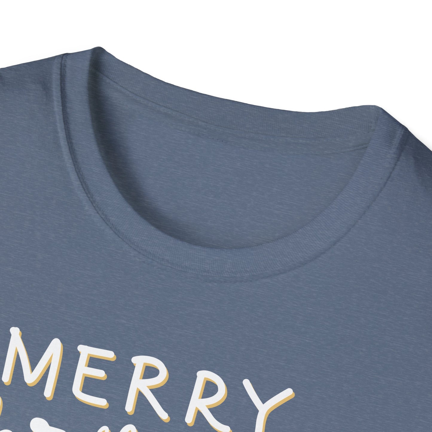 Merry Christmas Y’all Text Graphic T-Shirt | Southern Holiday Tee by Subbin4Sanity