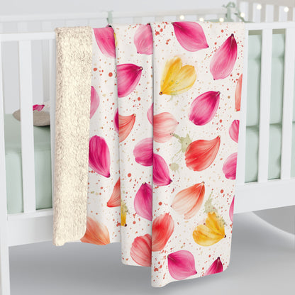 Watercolor Spring Petals Pattern – Splatter Bloom Collection – Original Seamless Design By Subbin4Sanity