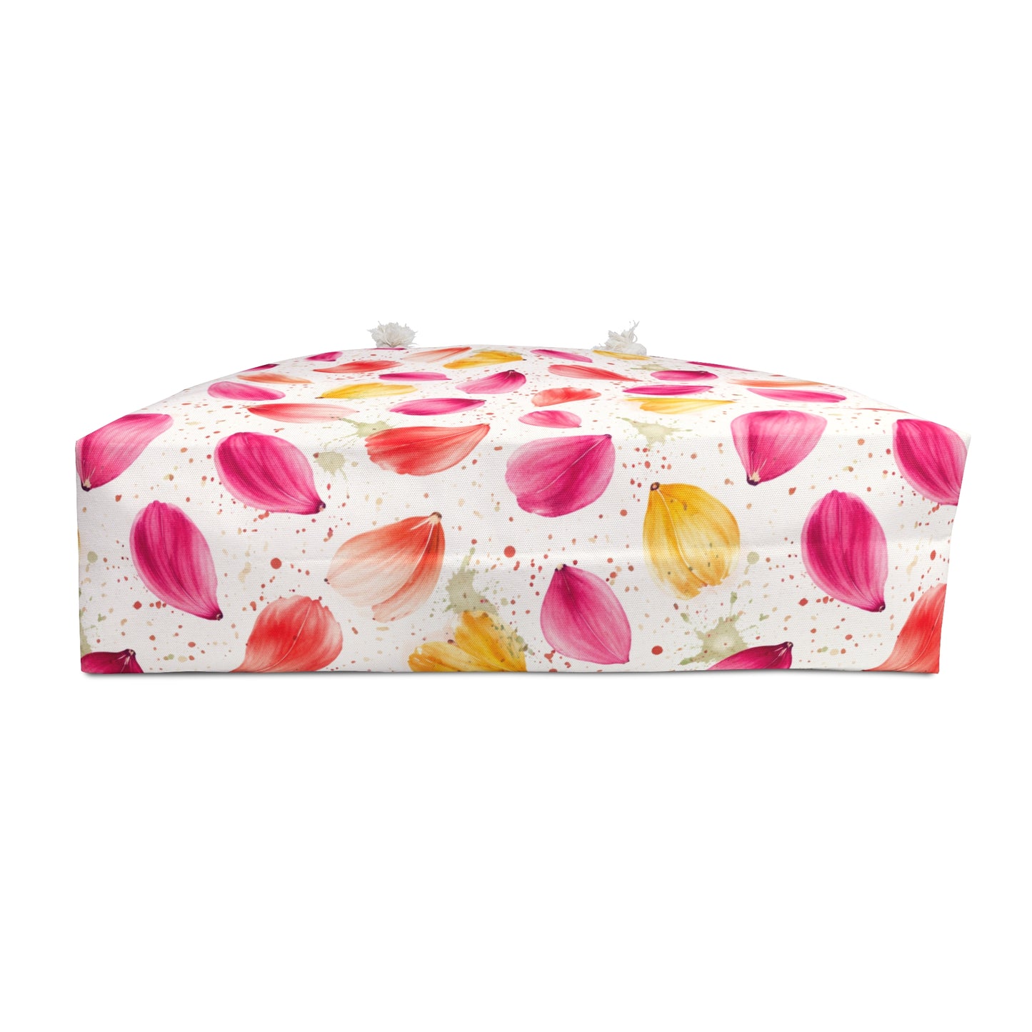 Watercolor Spring Petals Pattern – Splatter Bloom Collection – Weekender Travel Tote Bag
