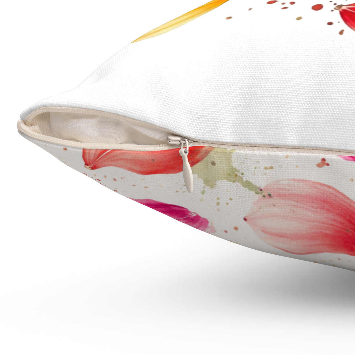 Petals & Petty Energy Double-Sided Throw Pillow | Floral Attitude Pillow by Subbin4Sanity