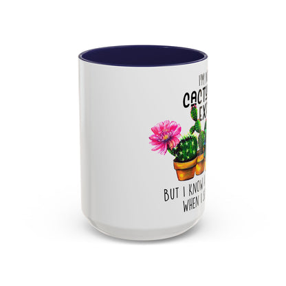 Coffee Mug, 11oz, "No Cactus Expert"