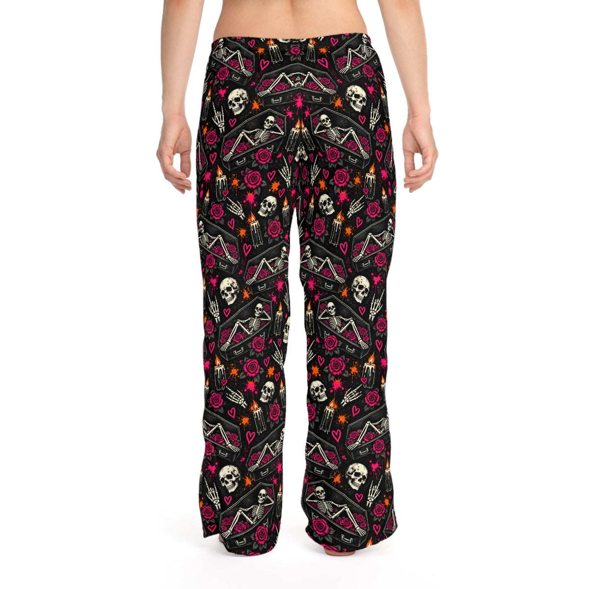 Too Dead To Give A Damn Pajama Pants | Dead & Unbothered Gothic Lounge Pants by Subbin4Sanity