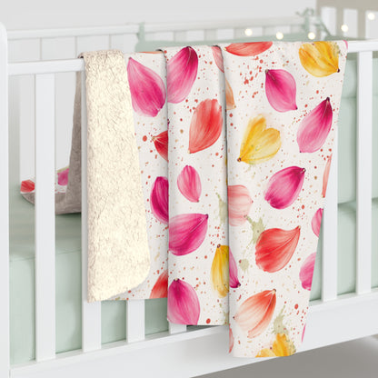 Watercolor Spring Petals Pattern – Splatter Bloom Collection – Original Seamless Design By Subbin4Sanity