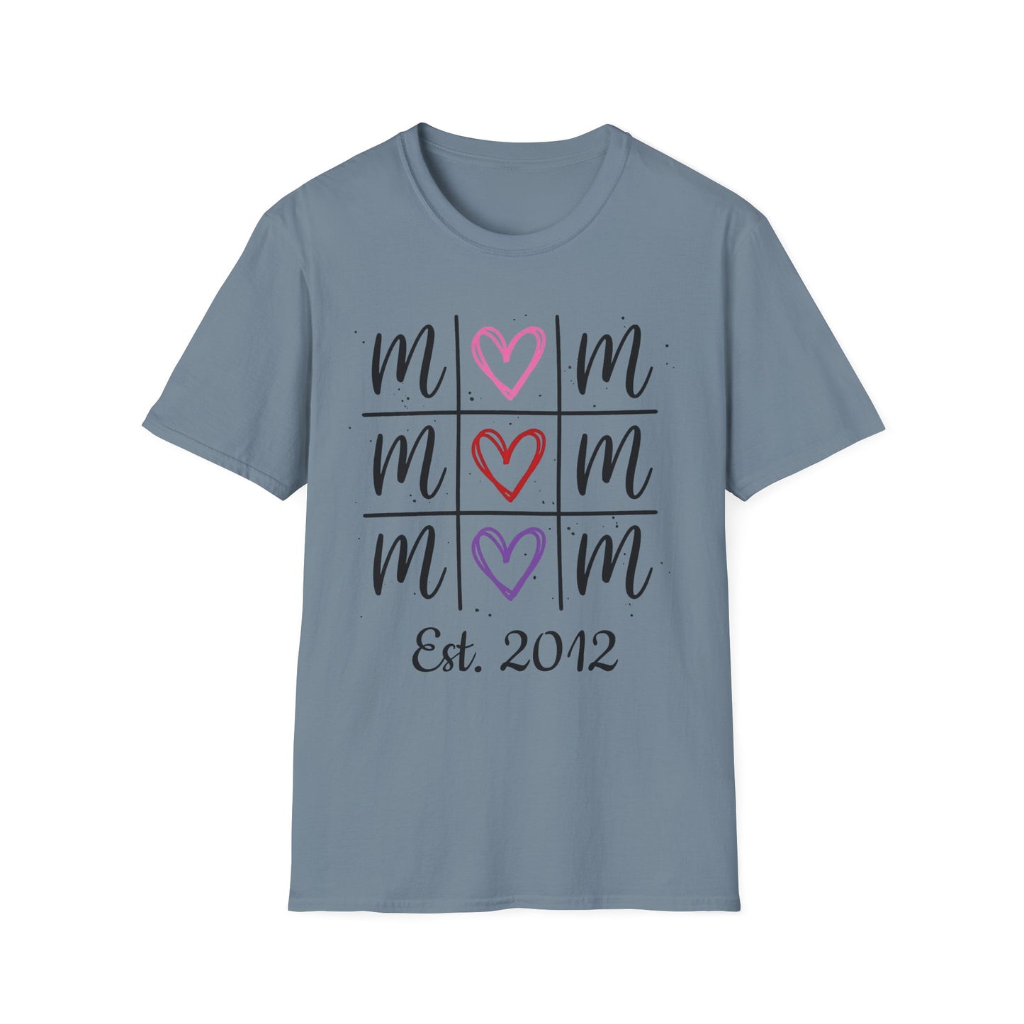 "Tik-Tak-Toe MoM" | Customizable Unisex Softstyle T-Shirt