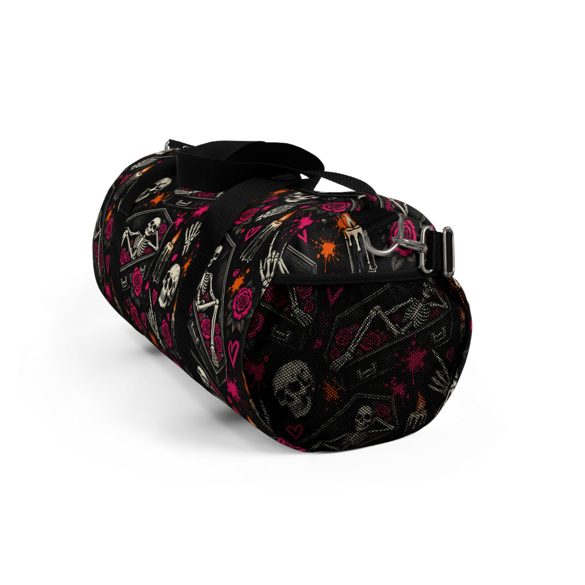 Dead & Unbothered Duffel Bag | Skull & Rose Halloween Travel Bag by Subbin4Sanity