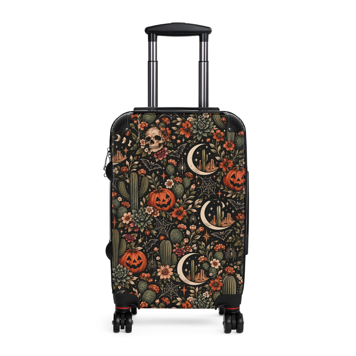 Desert Eclipse Suitcase | Boho Halloween Celestial Luggage by Subbin4Sanity