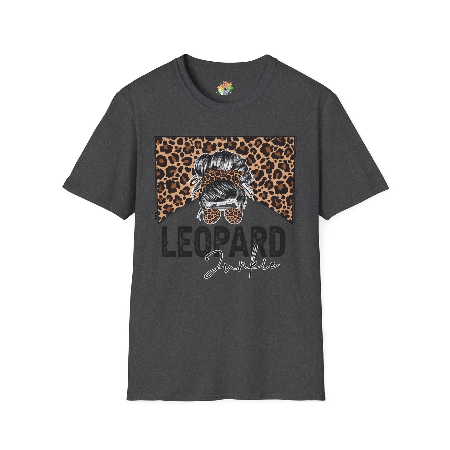 Leopard Junkie Graphic T-Shirt | Retro Bad Girl Statement Tee by Subbin4Sanity