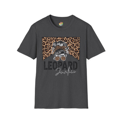 Leopard Junkie Graphic T-Shirt | Retro Bad Girl Statement Tee by Subbin4Sanity