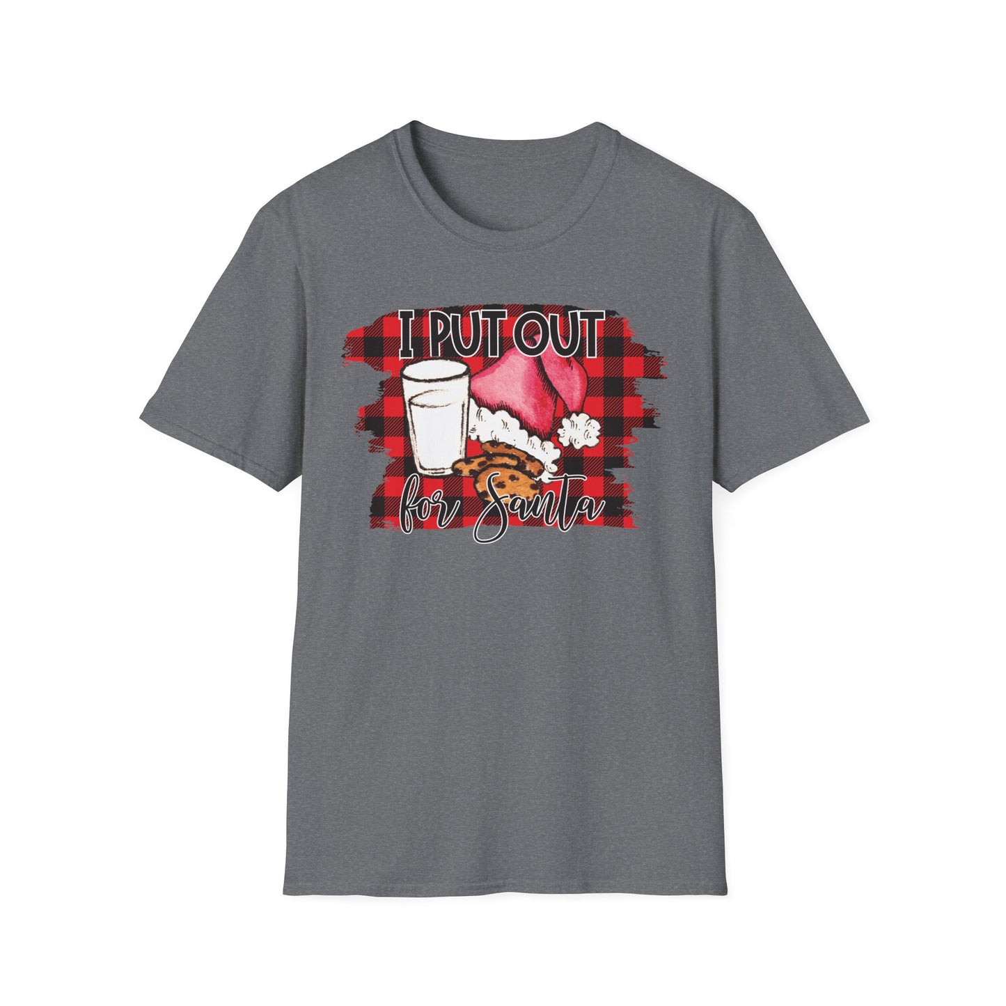 I Put Out For Santa Graphic T-Shirt | Funny Naughty Christmas Tee by Subbin4Sanity