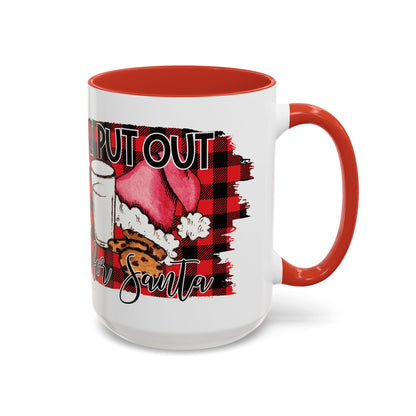 Christmas Coffee Mug, 11oz, "I put out for Santa"