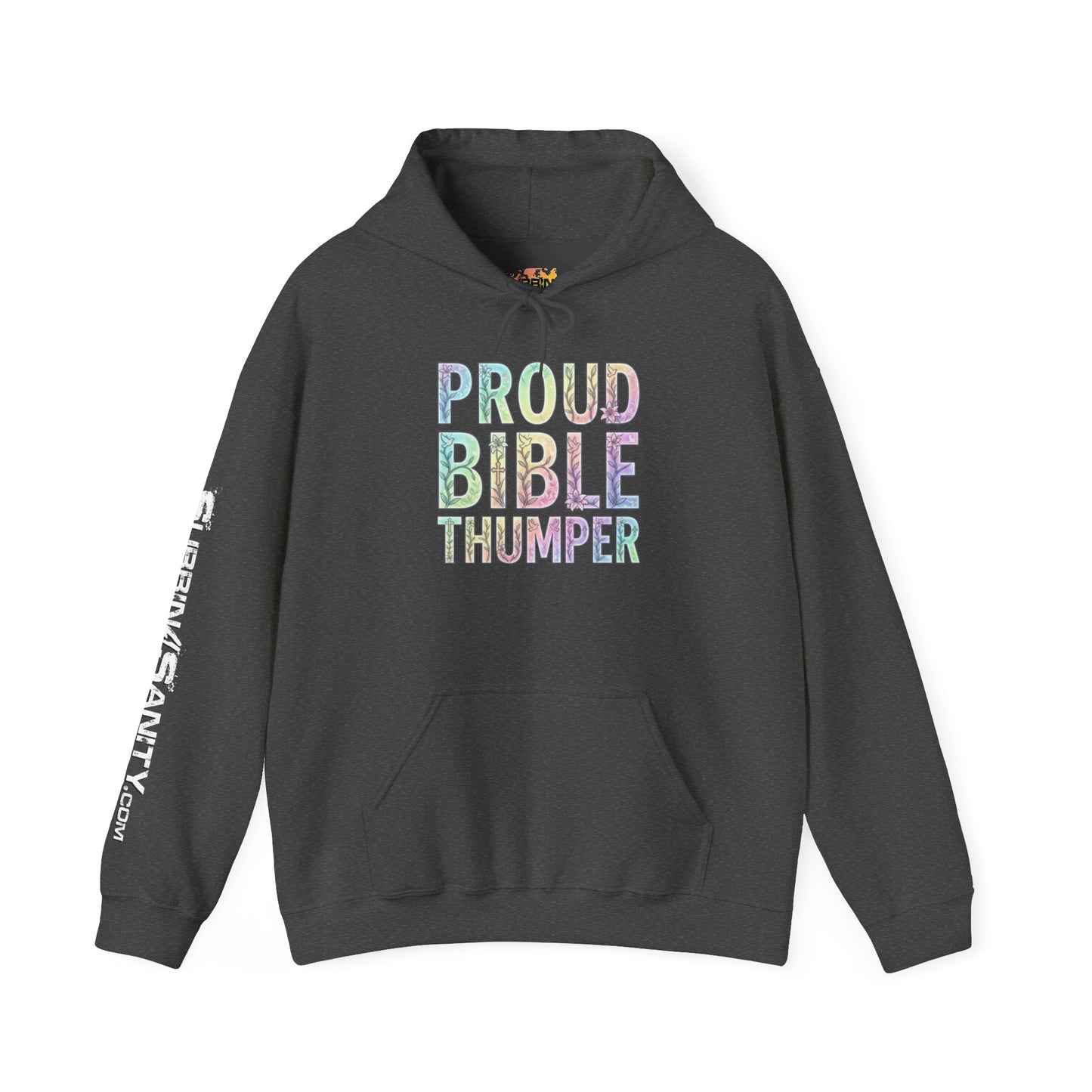 Proud Bible Thumper Pastel Rainbow Easter Faith Hoodie
