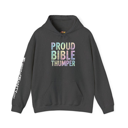 Proud Bible Thumper Pastel Rainbow Easter Faith Hoodie