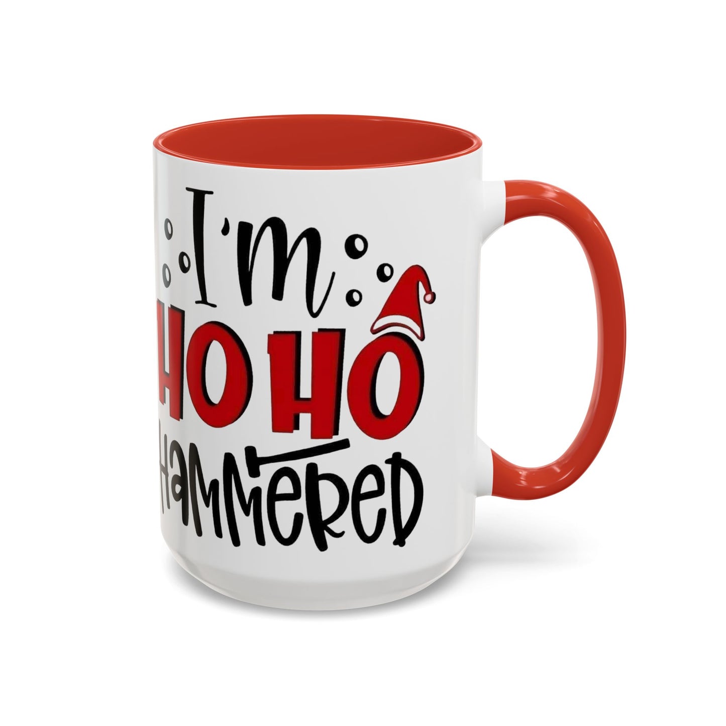 Christmas Coffee Mug, 11oz, "Ho Ho Hammered"
