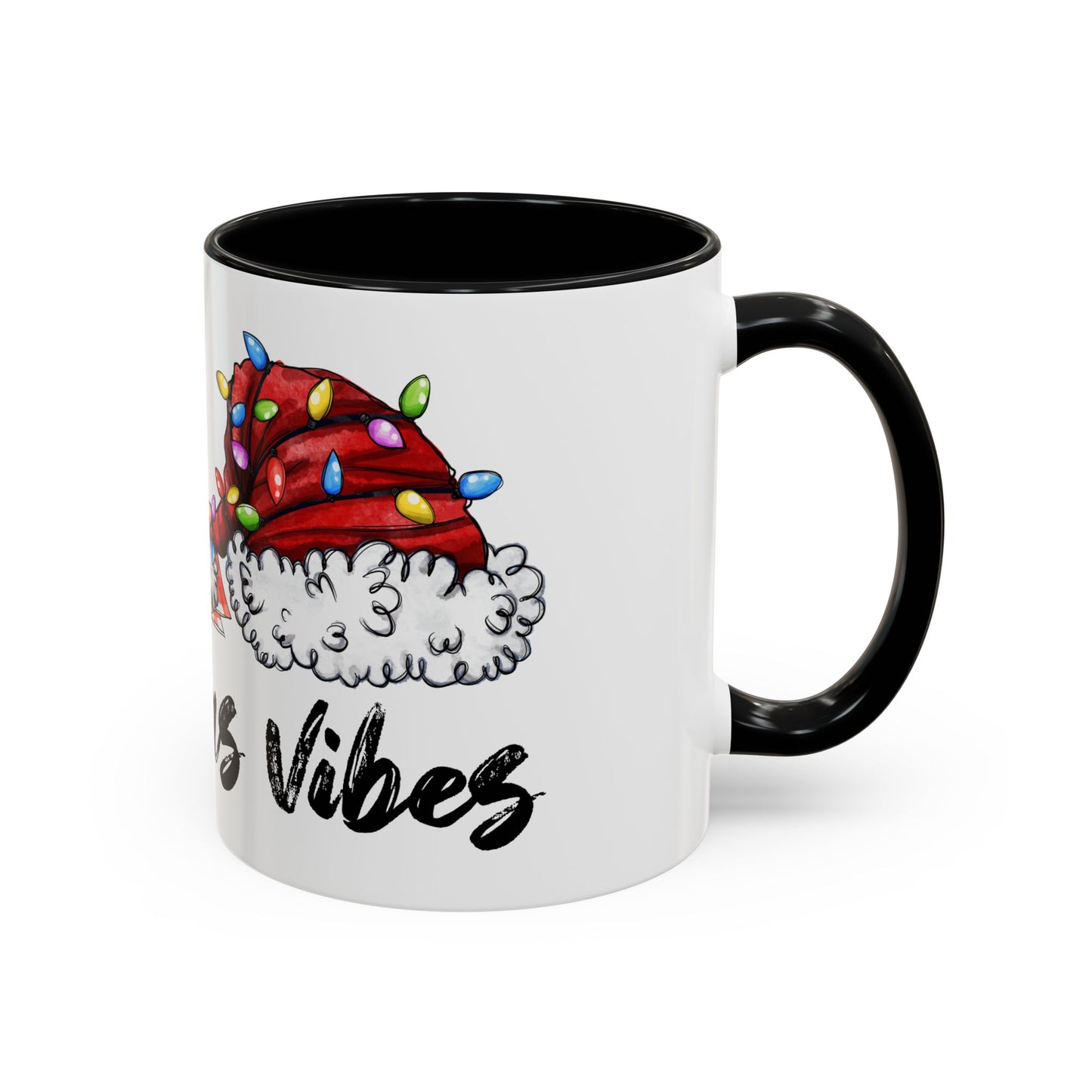 Christmas Coffee Mug, 11oz, "Christmas Vibes"