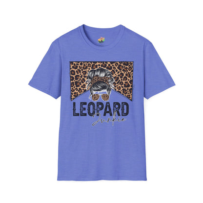 Leopard Junkie Graphic T-Shirt | Retro Bad Girl Statement Tee by Subbin4Sanity
